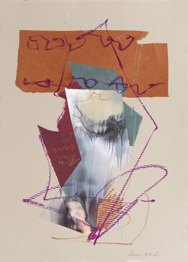 Original Modern Abstract Collage by Manuel Cebrian