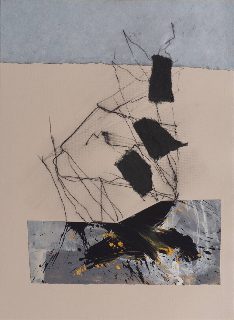 Original Abstract Collage by Manuel Cebrian