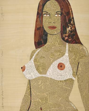 Original Figurative Body Collage by Janet Allinger