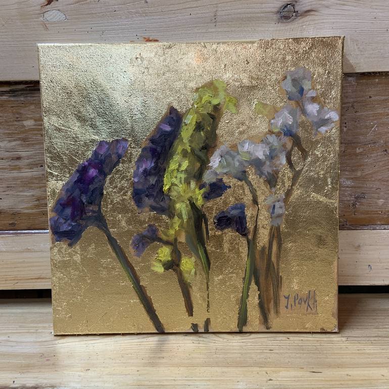 Original Fine Art Floral Painting by Juliya Povkh