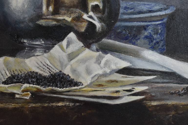 Original Street Art Still Life Painting by Alex Bond