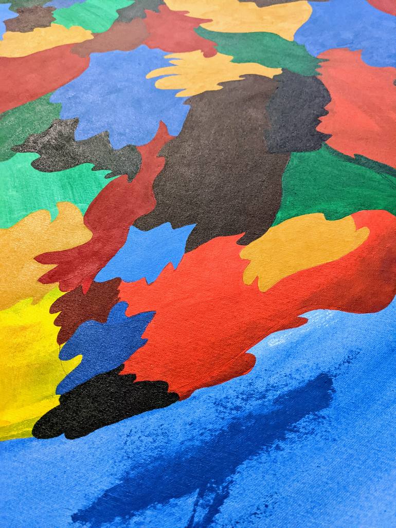 Original Abstract Expressionism Abstract Painting by Jordan Plotnek