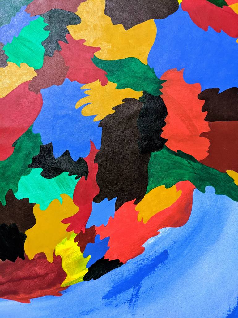Original Abstract Expressionism Abstract Painting by Jordan Plotnek