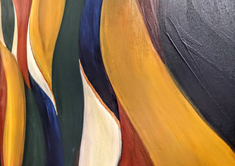 Original Abstract Expressionism Abstract Painting by Jordan Plotnek
