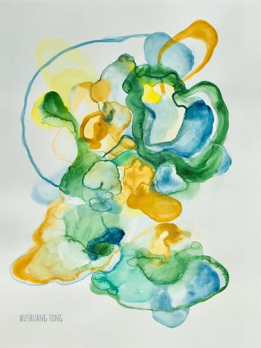 Original Impressionism Abstract Drawings by Wushuang Tong