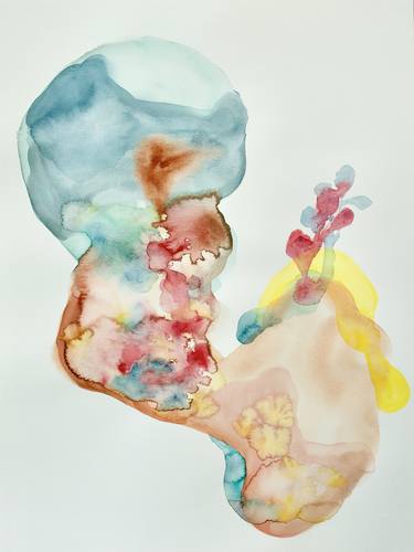 Original Expressionism Abstract Drawings by Wushuang Tong