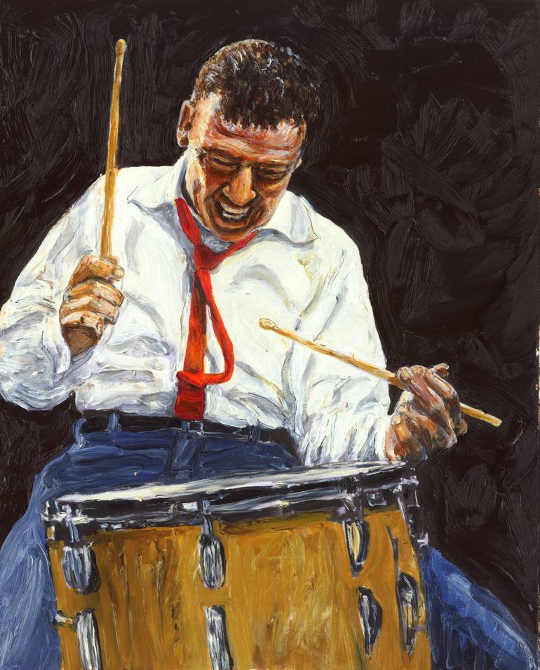 Drummer Boy Painting av Rudy BrowneDrummer Boy Painting av Rudy Browne  