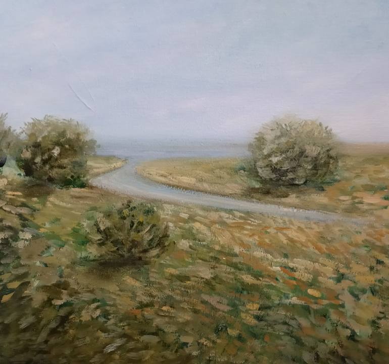 Original Abstract Expressionism Landscape Painting by Marianna Sigov