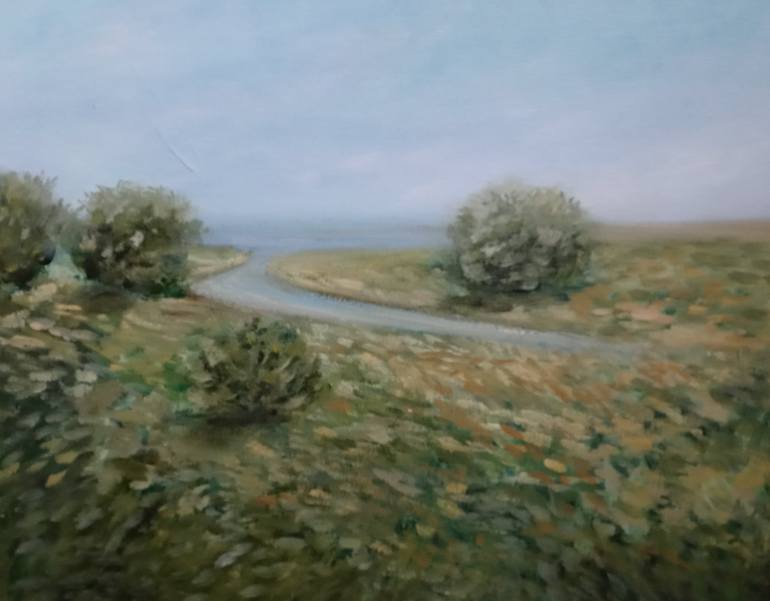 Original Abstract Expressionism Landscape Painting by Marianna Sigov
