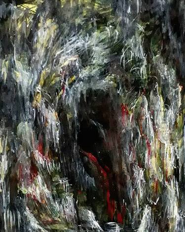 Original Abstract Expressionism Abstract Paintings by Rahmawati Riree