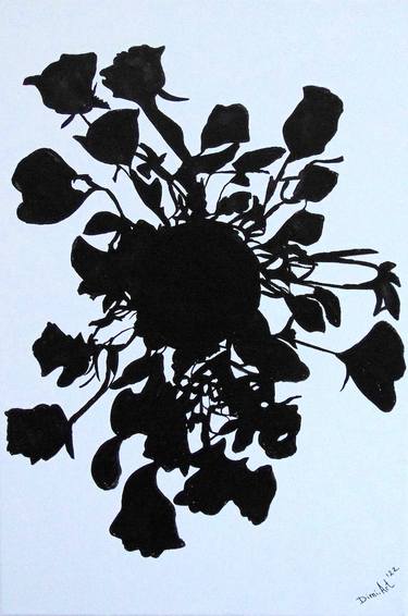 Original Abstract Floral Drawings by Dmitry Artyukhin