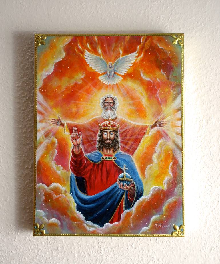 Original Illustration Religion Painting by Jenny Mclaughlin