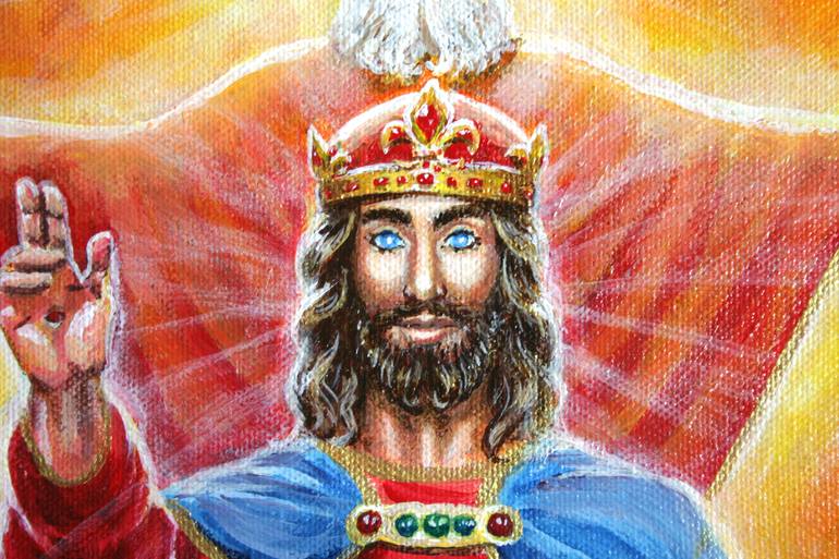 Original Illustration Religion Painting by Jenny Mclaughlin