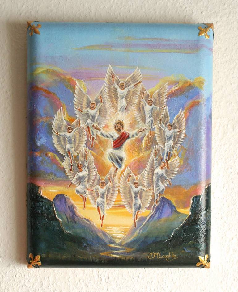 Original Fine Art Religious Painting by Jenny McLaughlin
