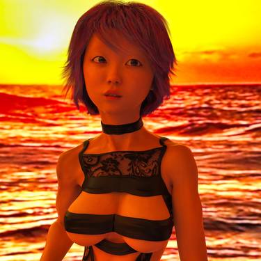 Sunset Girl - Limited Edition of 10 thumb
