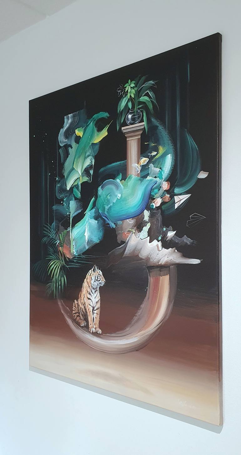 Original Contemporary Animal Painting by Satu Laurel