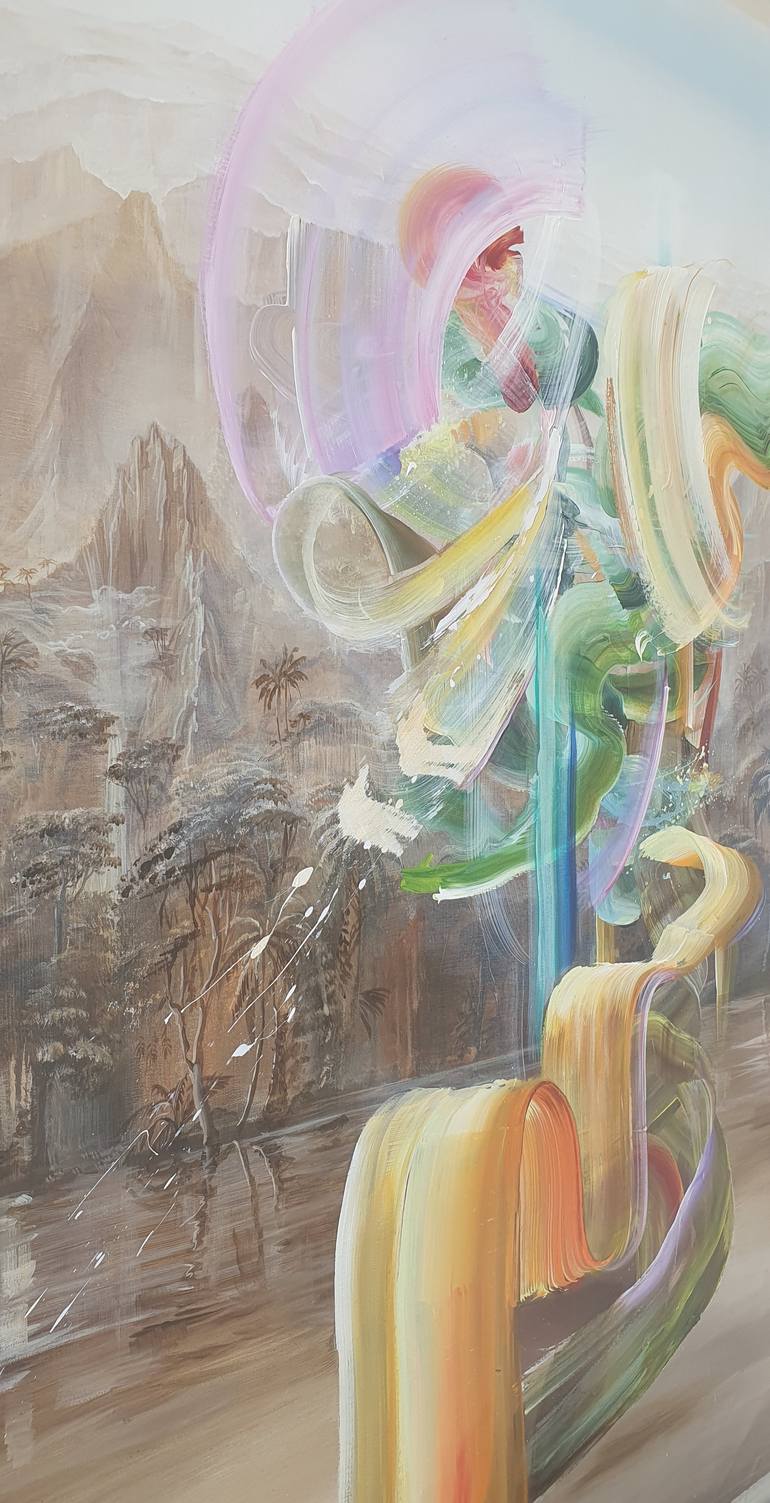 Original Contemporary Landscape Painting by Satu Laurel