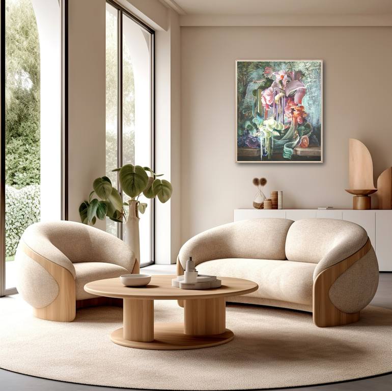 Original Contemporary Abstract Painting by Satu Laurel