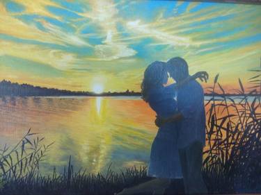 Original Love Painting by Mykola Kurinnyi