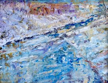 Original Abstract Expressionism Landscape Paintings by David Iles