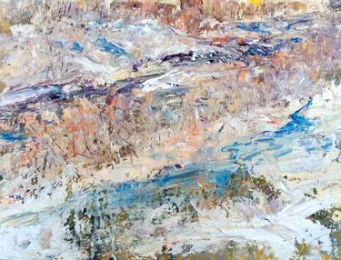 Original Abstract Expressionism Landscape Paintings by David Iles