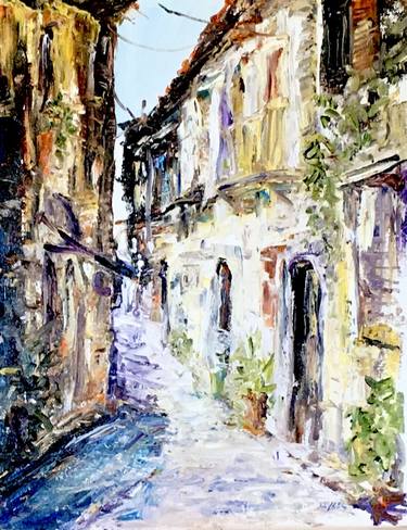 Original Expressionism Architecture Paintings by David Iles