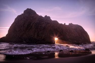 Keyhole Arch Sunset, Pfeiffer Beach, Big Sur - Limited Edition of 10 thumb