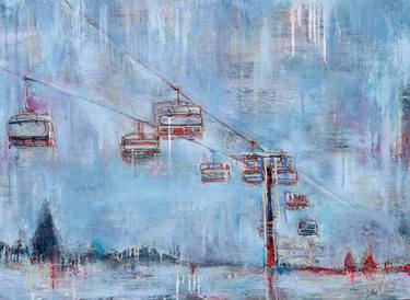 Original Abstract Landscape Painting by Steph Fonteyn