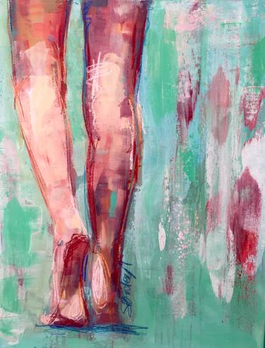 Print of Expressionism Beach Paintings by Stephanie Fonteyn