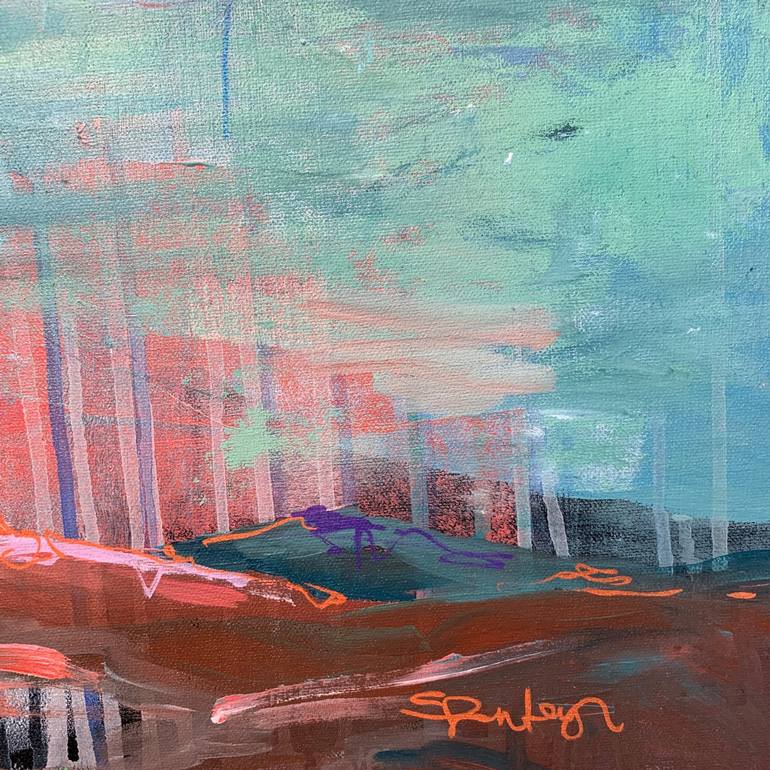 Original Abstract Expressionism Landscape Painting by Stephanie Fonteyn