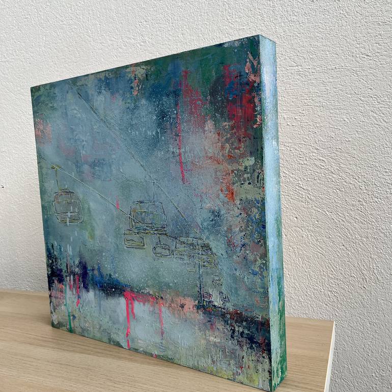 Original Abstract Landscape Painting by Stephanie Fonteyn