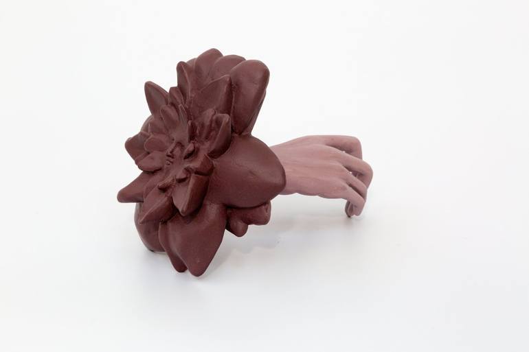 Original 3d Sculpture Floral Sculpture by Leslie Fry