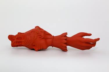 Original Surrealism Body Sculpture by Leslie Fry
