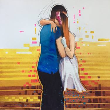 Print of Love Paintings by Andrii Kovalyk