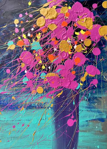 Original Abstract Expressionism Abstract Paintings by Andrii Kovalyk