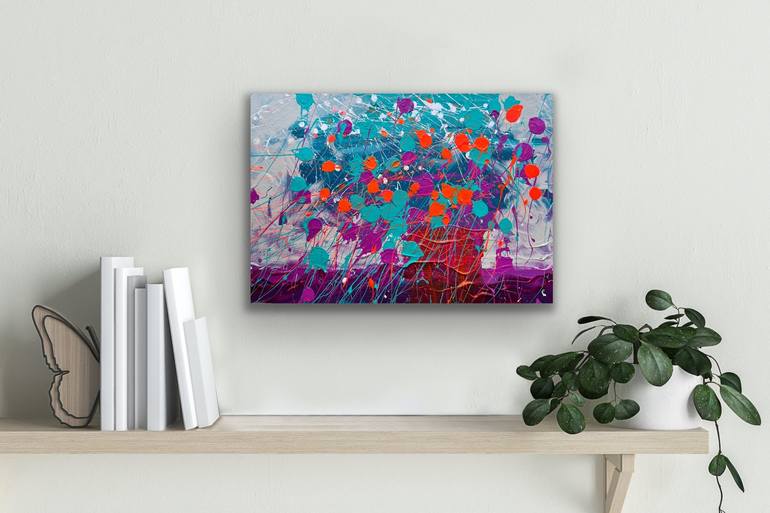 Original Abstract Expressionism Abstract Painting by Andrii Kovalyk 