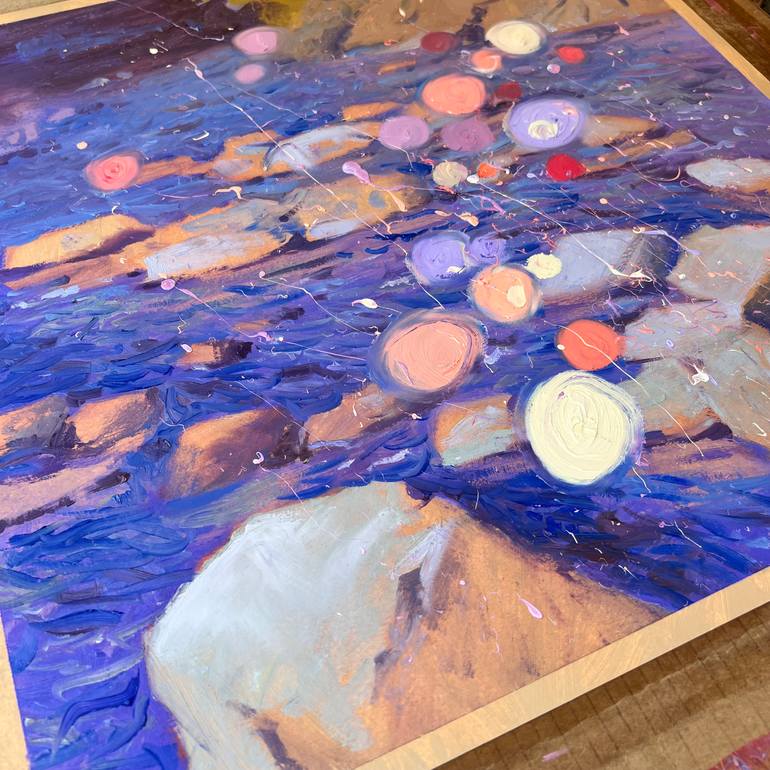 Original Contemporary Landscape Painting by Andrii Kovalyk 