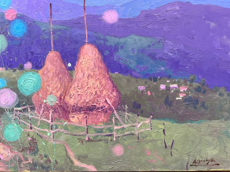Original Contemporary Landscape Painting by Andrii Kovalyk 