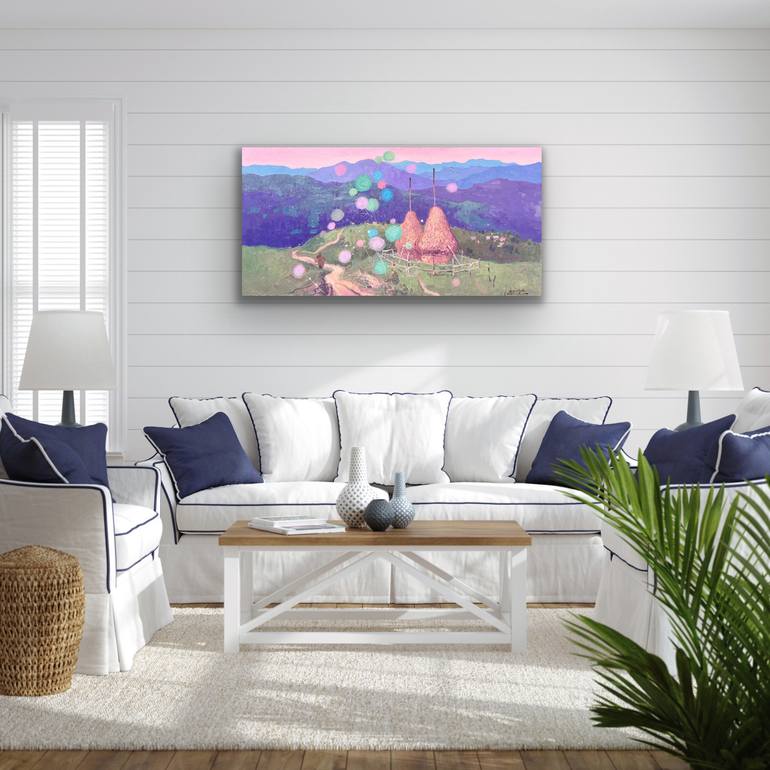 Original Contemporary Landscape Painting by Andrii Kovalyk 