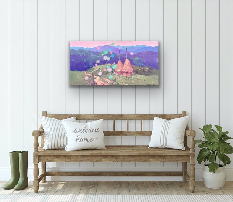 Original Contemporary Landscape Painting by Andrii Kovalyk 