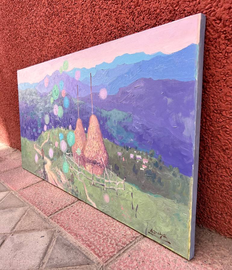Original Contemporary Landscape Painting by Andrii Kovalyk 
