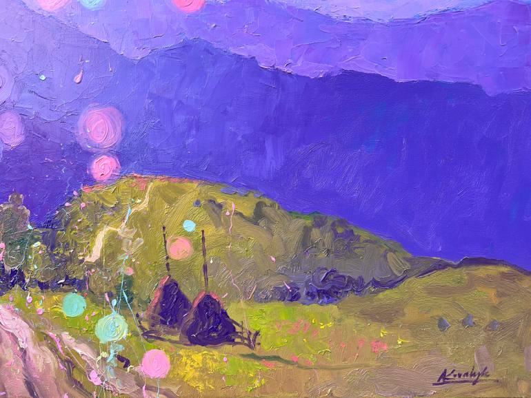 Original Contemporary Landscape Painting by Andrii Kovalyk 