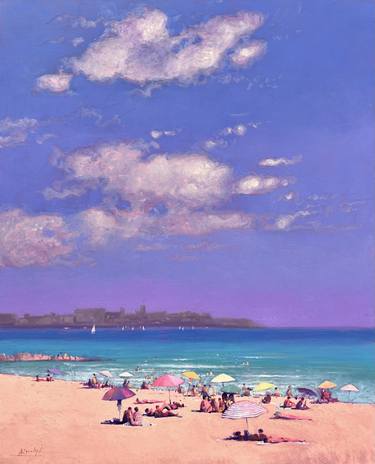 Original Impressionism Beach Paintings by Andrii Kovalyk