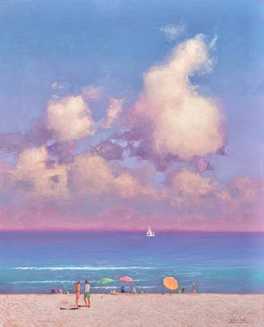 Print of Beach Paintings by Andrii Kovalyk