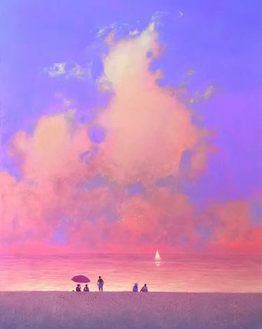 Print of Beach Paintings by Andrii Kovalyk