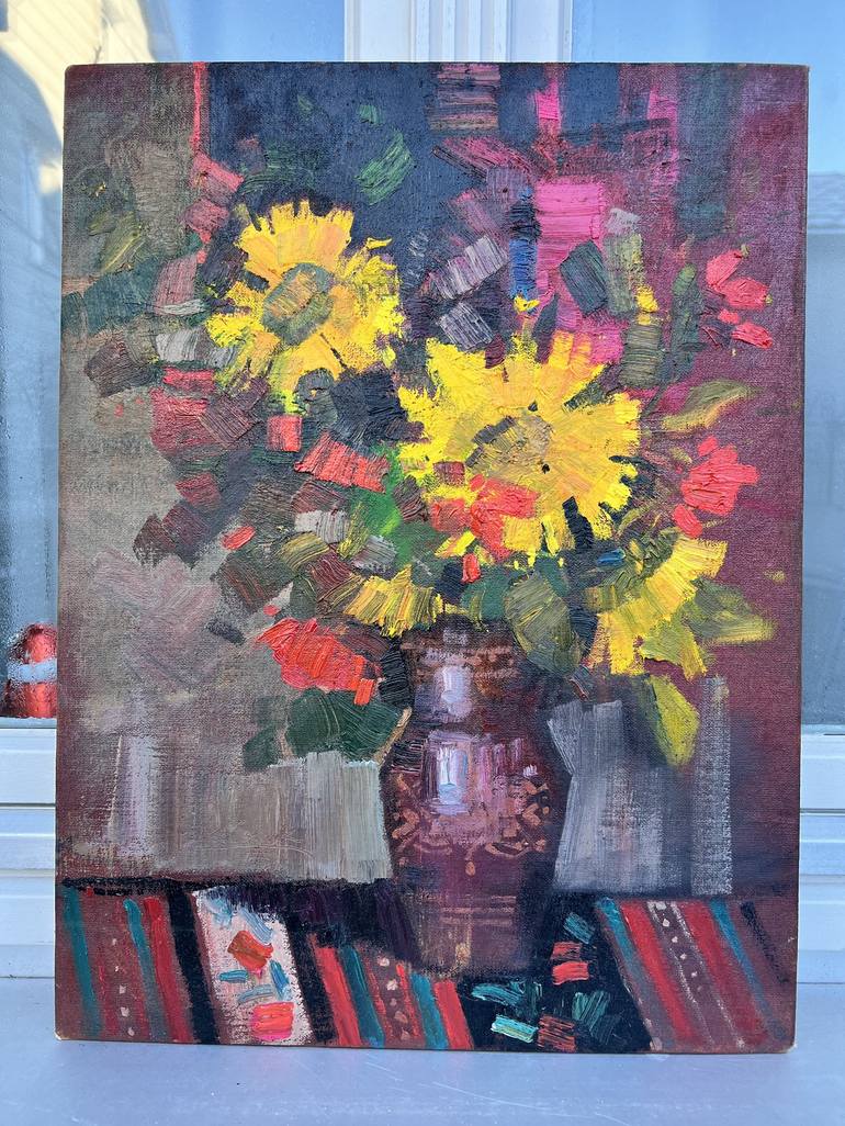 Original Impressionism Still Life Painting by Andrii Kovalyk 