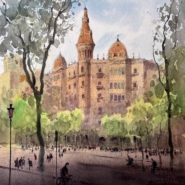 Print of Impressionism Cities Paintings by Andrii Kovalyk
