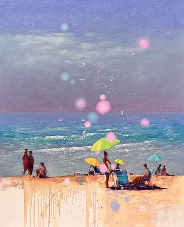 Original Impressionism Beach Paintings by Andrii Kovalyk