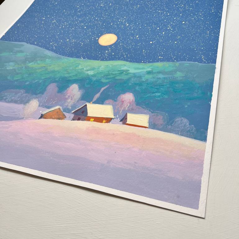 Original Contemporary Landscape Painting by Andrii Kovalyk 