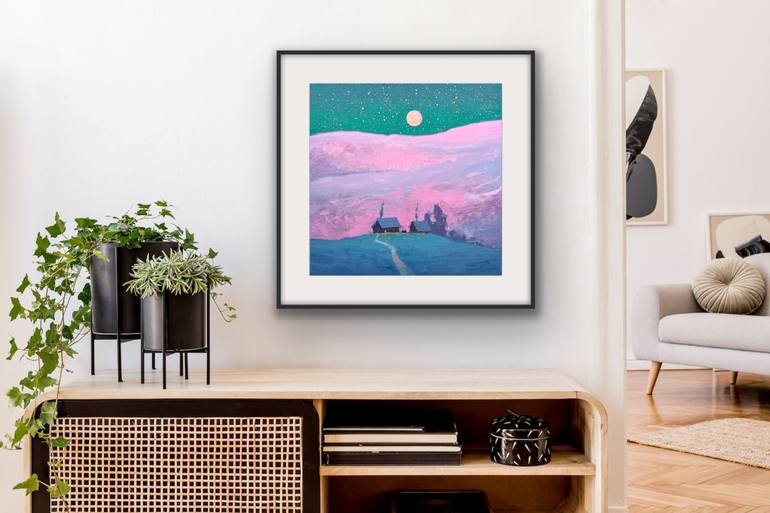 Original Contemporary Landscape Painting by Andrii Kovalyk 